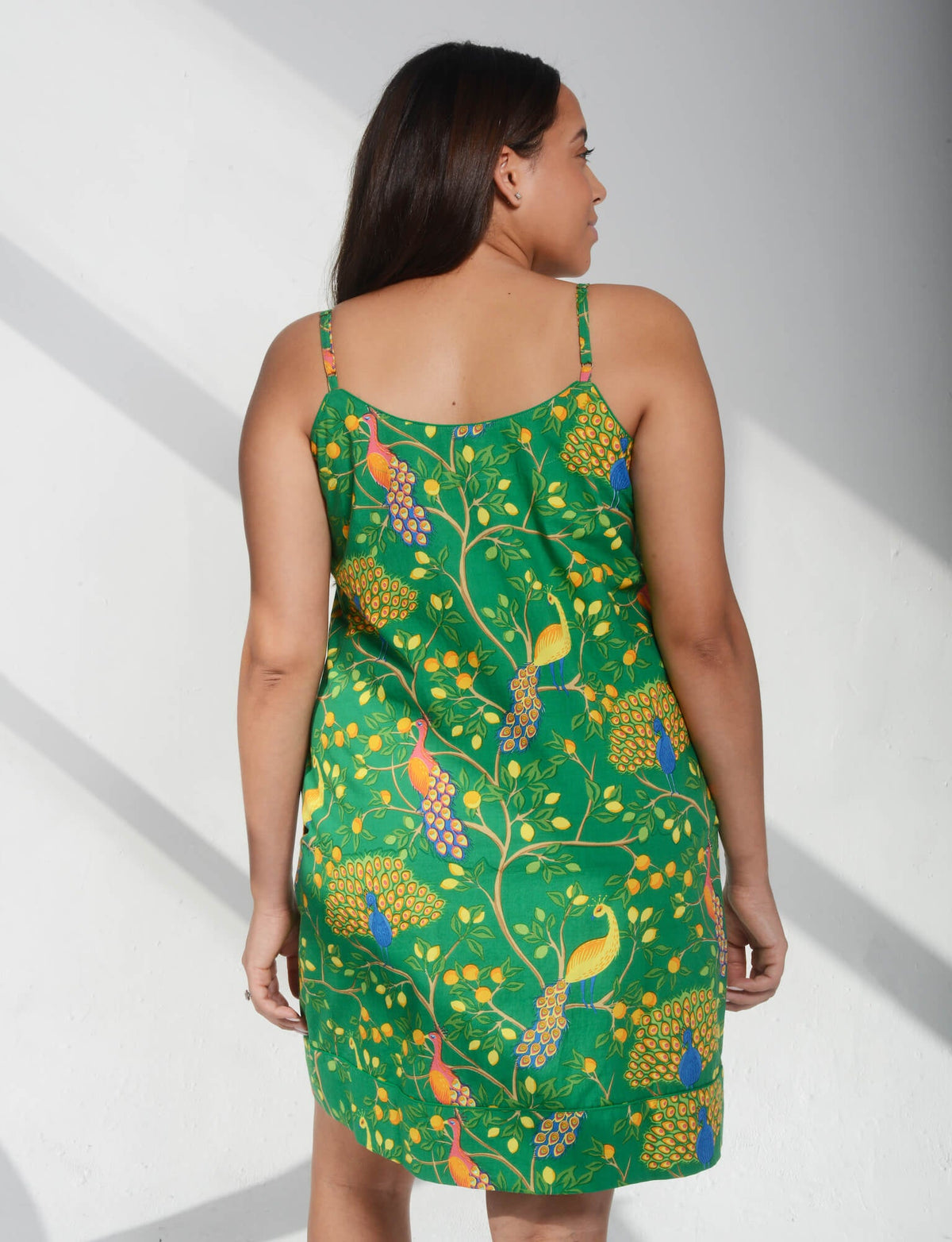 Fearless Peacock | Cami & Robe Gift set - Green