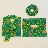 Fearless Peacock | Robe - Green