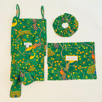 Fearless Peacock | Cami & Robe Gift set - Green