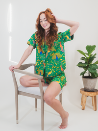 Fearless Peacock | Short Sleep Gift set - Pink
