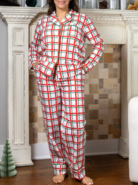 Deck the Plaid | Long Sleeve Pajama Gift Set