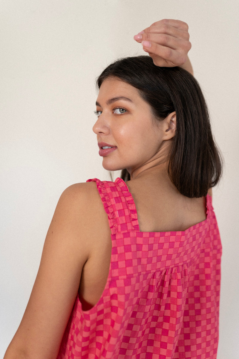Chic Cotton Lounge Dress – Bedtime Style | Denise Rae – denise rae