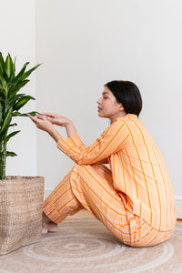 Sunset Stripe | Long Sleeve Pajama set