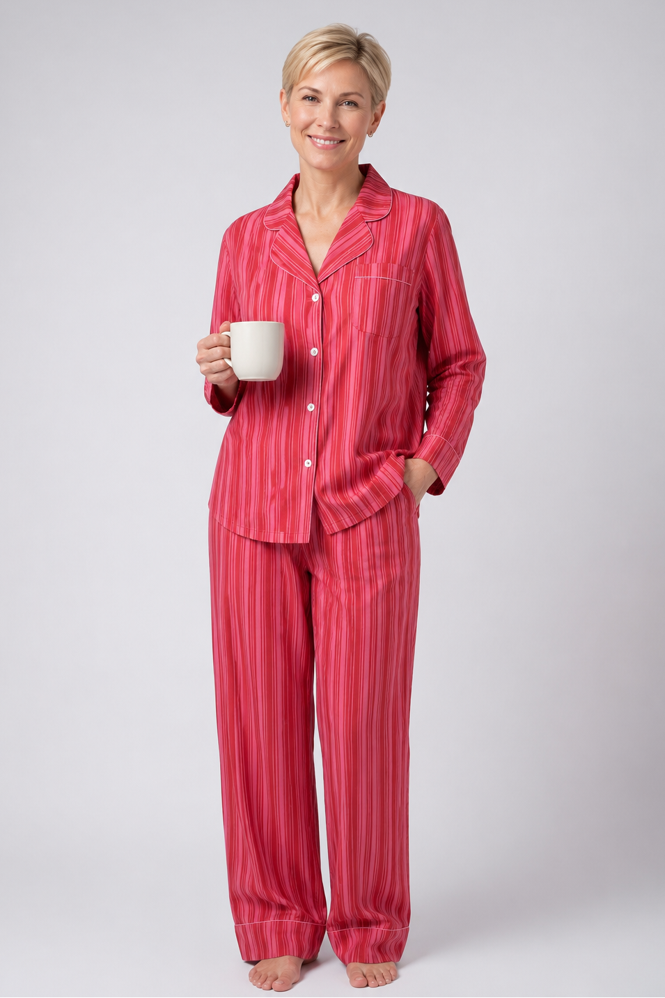 Sweetheart Stripes | Long Sleeve Pajama Gift Set