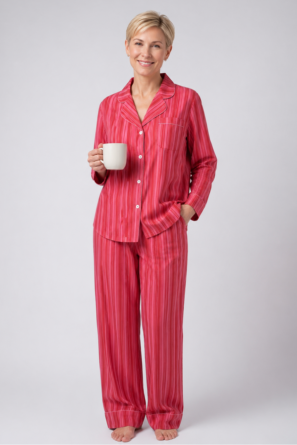 Sweetheart Stripes | Long Sleeve Pajama Gift Set