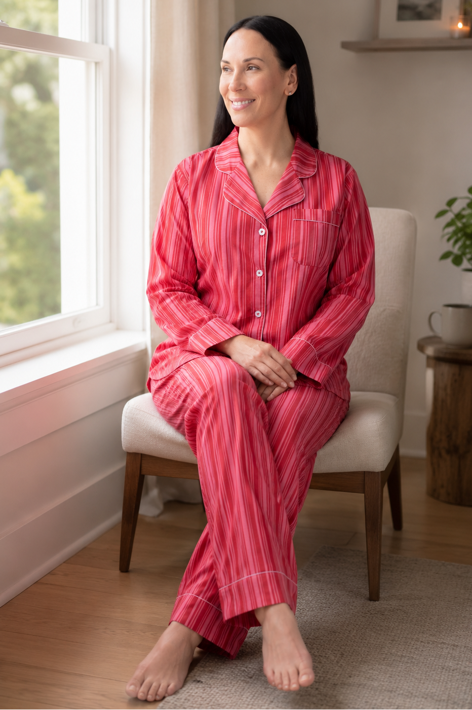 Sweetheart Stripes | Long Sleeve Pajama Gift Set